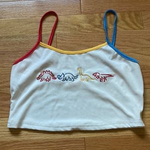 Dinosaur crop top